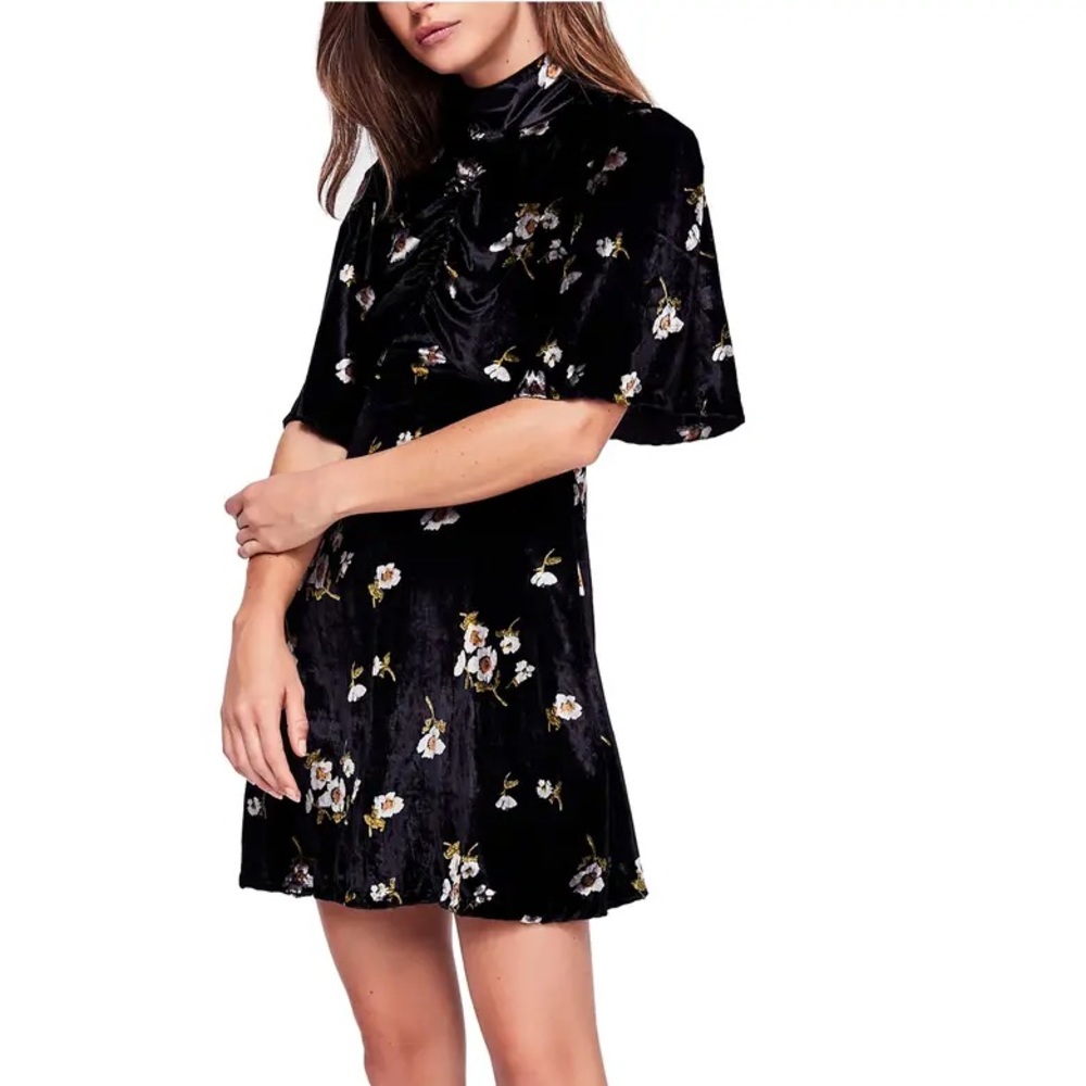 Free people Be my Baby velvet dress